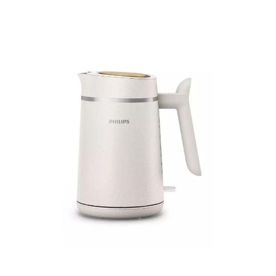 Image de Bouilloire sans fil 1,7L 2200W Eco Conscious, Plastiques 100% biosourcés - Philips HD9365/10 - blanc