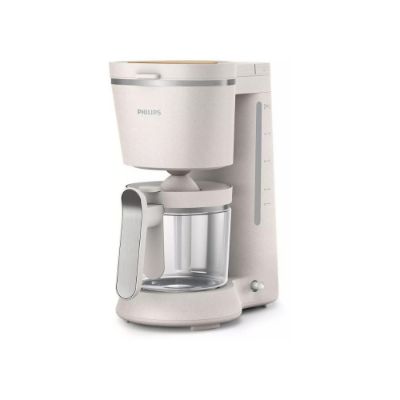 Cafetière filtre 1,2L 1000W Eco Conscious Plastiques 100% biosourcés - Philips HD5120/00 - blanc
