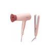 Picture of Kit de coiffure 1 sèche-cheveux pliable + 1 lisseur céramique - Philips BHP398/00 - rose