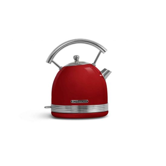 Image de Bouilloire vintage 1,7 L 2200W Schneider - rouge