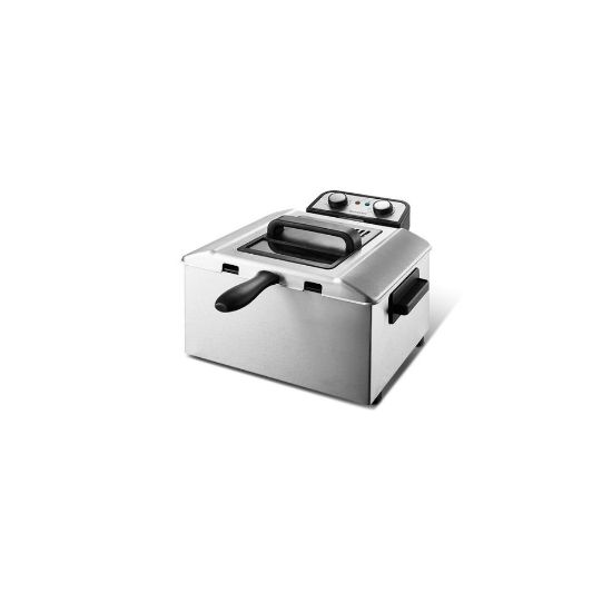 Image de Friteuse professionnelle XXL 5L 2 cuves 3000W - Schneider - inox