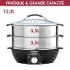 Image de Cuiseur vapeur multifonction 2 étages 12,2L 1900W - Magimix - inox