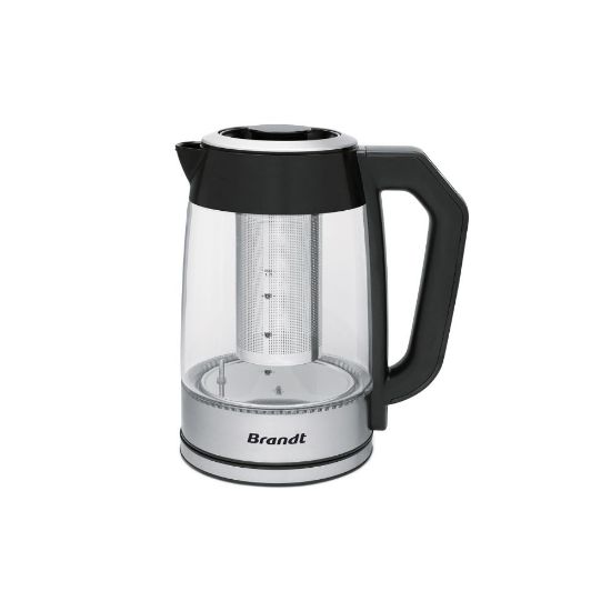 Image de Théière électrique programmable 1,7L 2200W - Brandt TH1700EV - inox