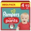 Couches-Culottes Baby-Dry Taille 4 9Kg-15Kg PAMPERS - 92 couches
