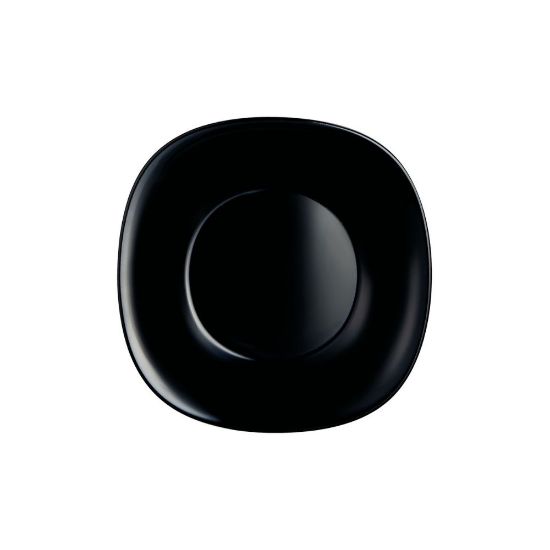Image de 6x Assiette plate 27cm Carine Neo noir - Luminarc