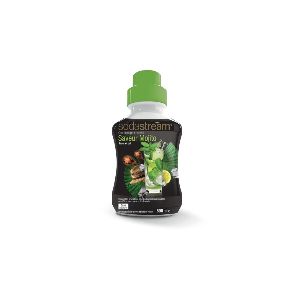 Concentré pour cocktail saveur Mojito Sodastream, pour environ 12 litres,  sans alcool - 500ml | ChezVous.re
