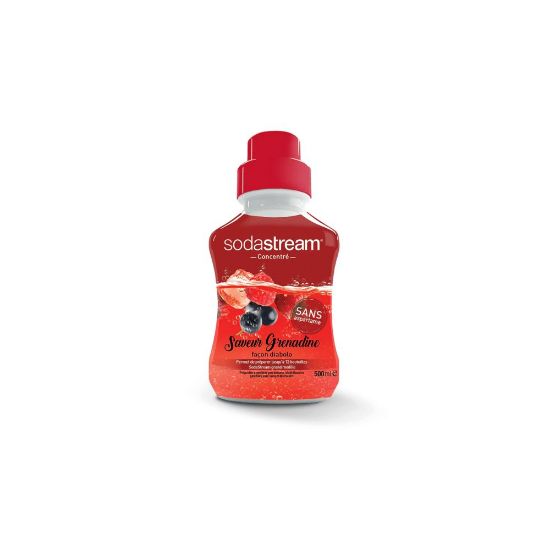 Image de Concentré pour boisson gazéifiée saveur Grenadine Sodastream, pour environ 12 litres - 500ml