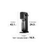 Picture of Machine à soda Sodastream ART Noire Pack Lave-Vaisselle - avec 2 bouteilles nomades 1L