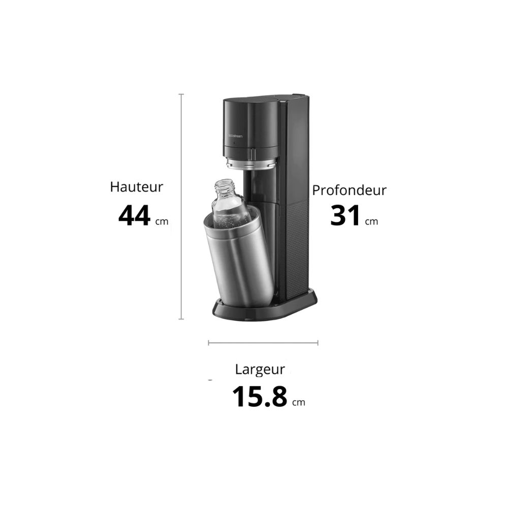 Adaptateur Bouteille En Verre Pour SodaStream Terra – Connexion Rapide – Économique Et écologique