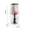 Mini hachoir électrique 0,5 L 600 W 4 lames – Moulinex Easy Press – écru