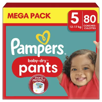 Pampers Harmonie Mega Pack de 80 Couches paquet Taille 4 bébé de 9 à 14 Kg