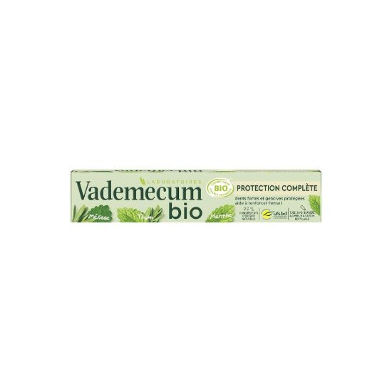 Image de Dentifrice bio protection complète Vademecum, 75ml