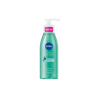 Image de Gel nettoyant visage peaux à imperfections Nivea Derma Skin Clear, 150ml