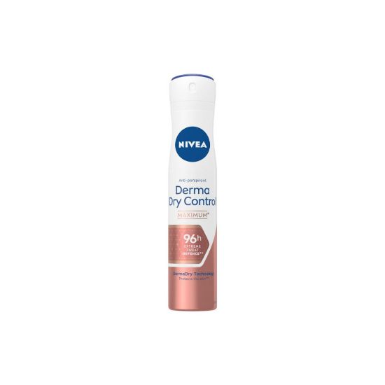 Image de Déodorant Spray Protection extrême 96h Nivea Derma Dry Control, 200ml