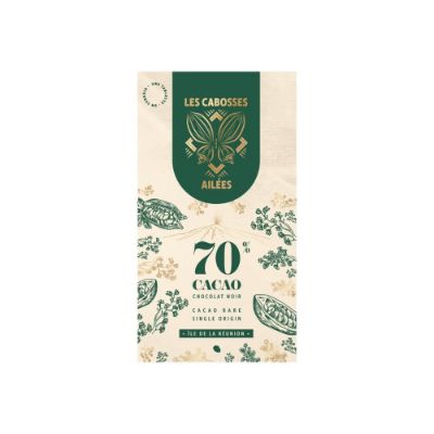 Tablette de chocolat noir 70% - Les Cabosses Ailées, 75g