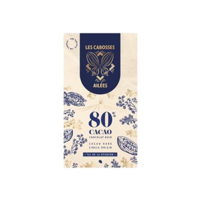 Tablette de chocolat noir 80% - Les Cabosses Ailées, 75g