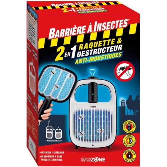 Picture of Raquette destructeur anti-moustiques 2en1 BARZONE
