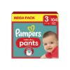 Image de Couches-Culottes Pampers Baby-Dry Pants Taille 3, 6-11 kg, Mega Pack 104 Culottes