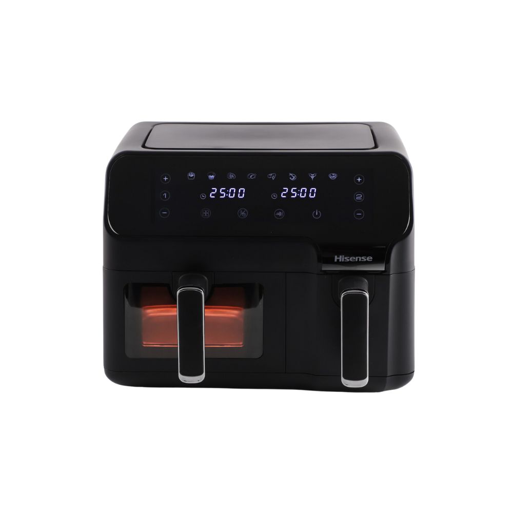 Friteuse sans huile double tiroir 8,6L Air Fryer - Hisense H09AFBK2S5