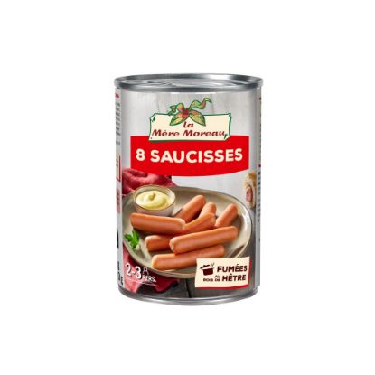Image de Saucisses de Strasbourg fumées au bois de Hêtre, La Mère Moreau 420g
