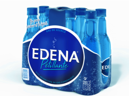 Picture of Eau Edena Pétillante Pack 8 X 0,5 Litre