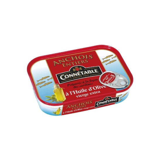 Picture of ANCHOIS ENTIERS à l’huile d’olive vierge extra - Connétable - 100g