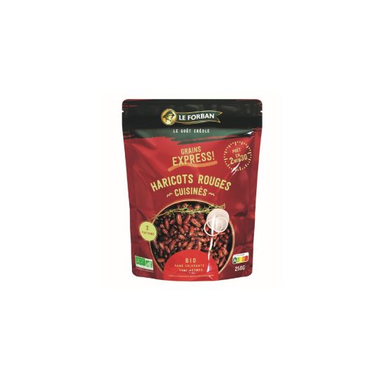 Picture of Haricots rouges cuisinés BIO - Le Forban - 250g, 2 portions