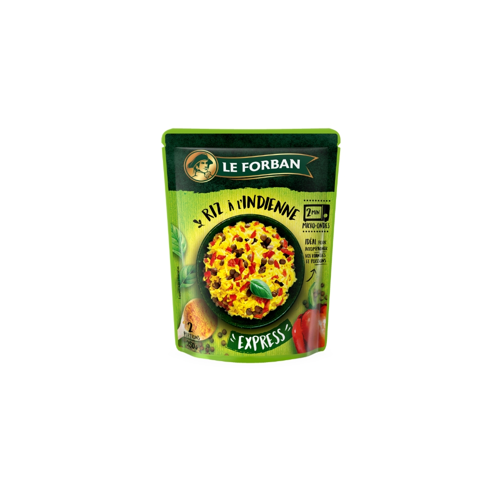 Riz à l’indienne express - Le Forban - 250g, 2 portions | ChezVous.re ...