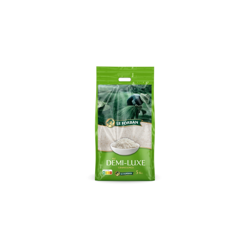 Riz Demi-Luxe - Le Forban - 5kg | ChezVous.re - Faites vos courses en ...