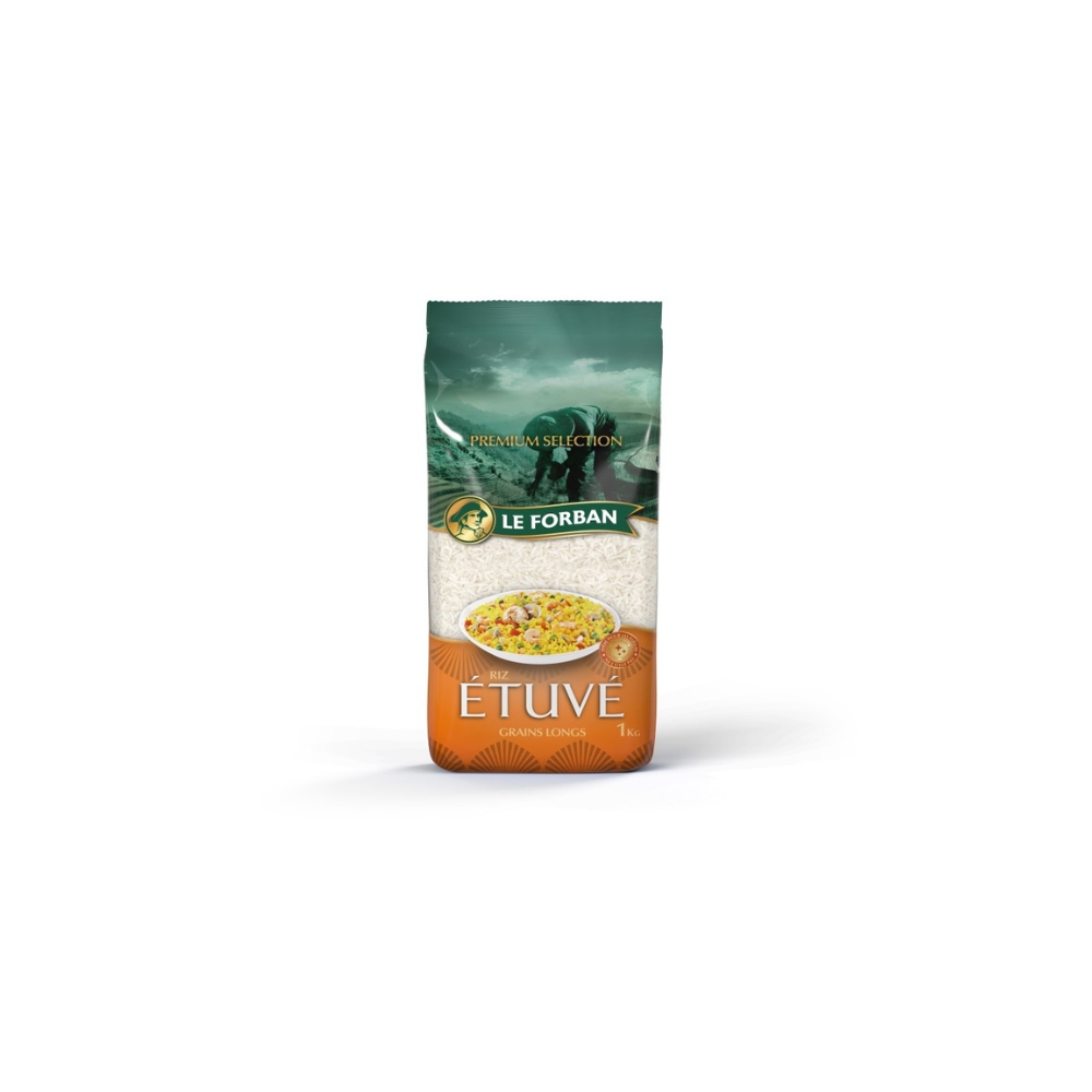 Riz Etuvé - Le Forban - 1kg | ChezVous.re - Faites vos courses en ligne ...