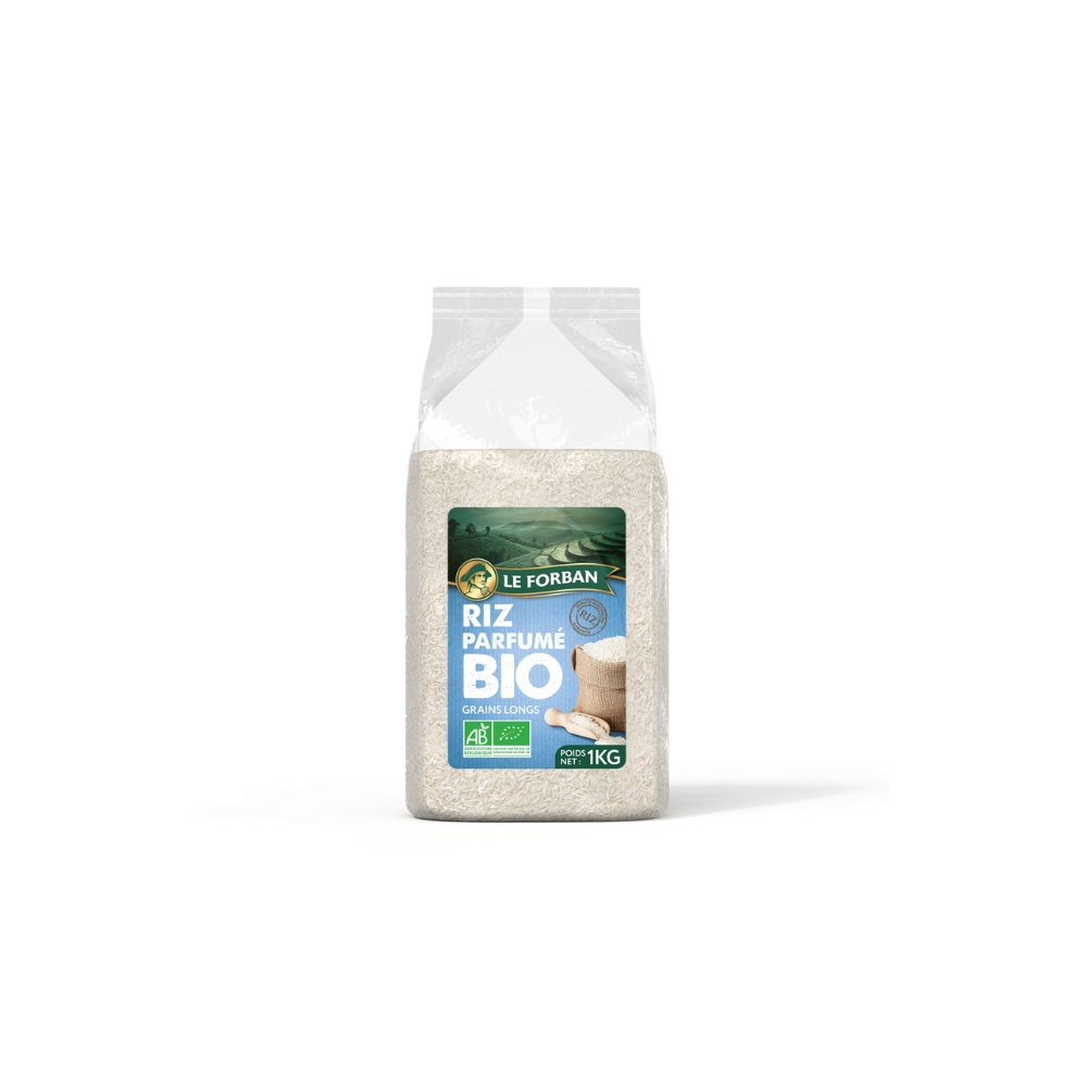 Riz Parfumé Bio - Le Forban - 1kg | ChezVous.re - Faites vos courses en ...