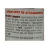 Picture of Saucisses de Strasbourg fumées au bois de Hêtre, La Mère Moreau 420g