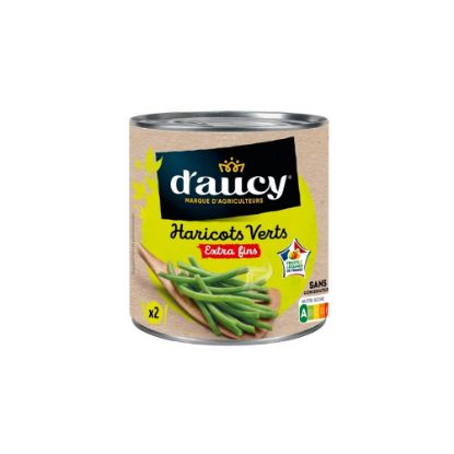 Image de Haricots verts Extra fins - D'Aucy - 400g