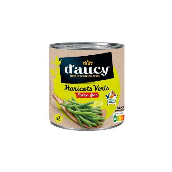 Picture of Haricots verts Extra fins - D'Aucy - 400g