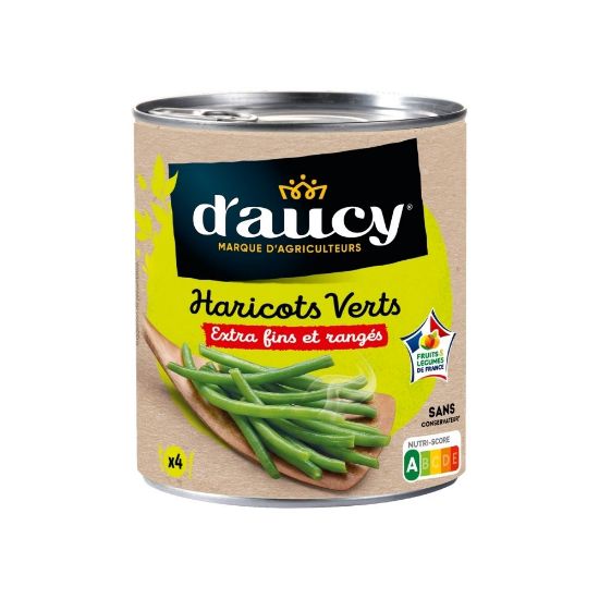 Picture of Haricots verts Extra fins - D'Aucy - 800g / old