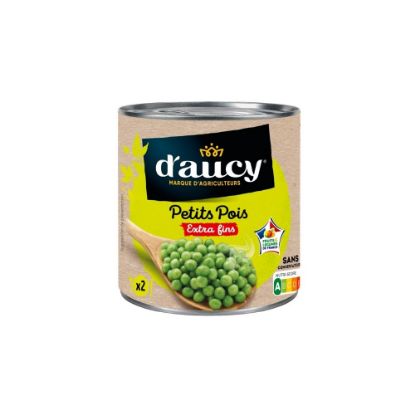 Picture of Petits pois Extra fins - D'Aucy - 400g