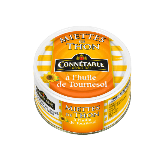 Picture of Miettes de thon à l'huile de tournesol - Connétable - 80g
