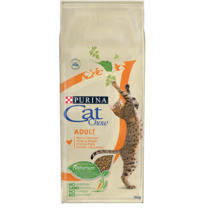 Croquettes Purina Cat Chow Chat Adulte Poulet 15 Kg