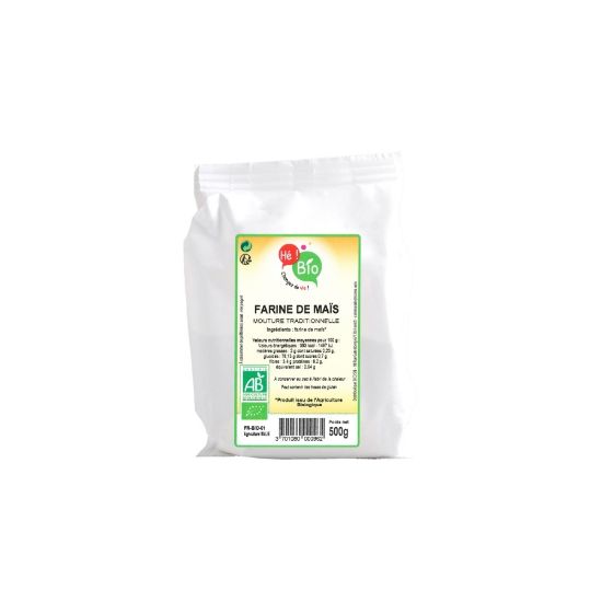 Picture of Farine de maïs BIO, Hé Bio, 500g