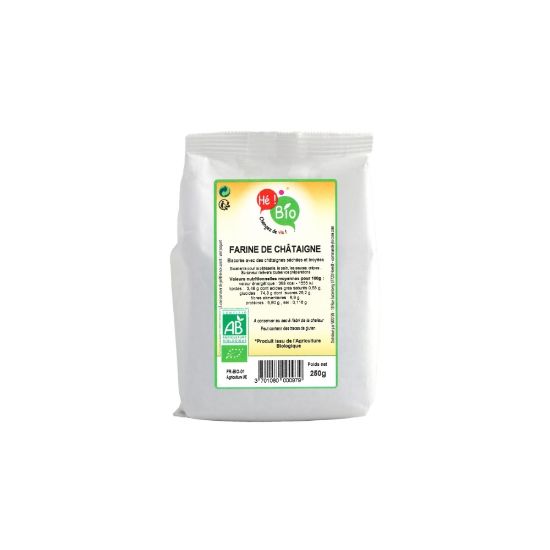 Image de Farine de châtaigne BIO, Hé Bio, 500g