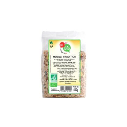 Image de Muesli tradition BIO, Hé Bio, 500g