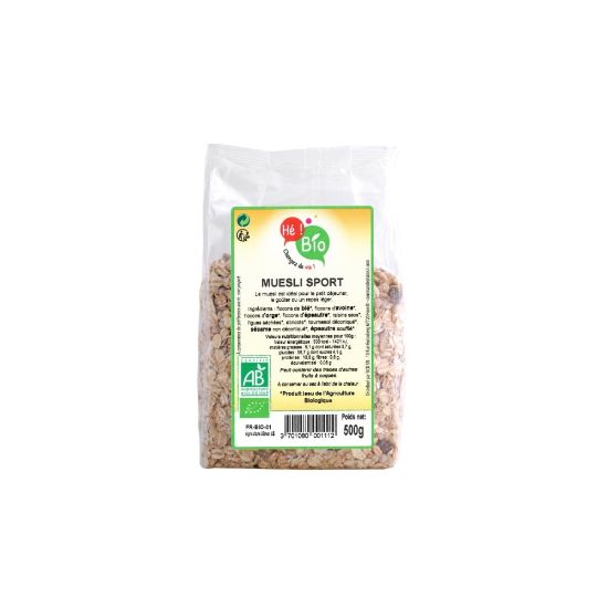 Picture of Muesli sport BIO, Hé Bio, 500g