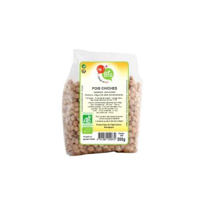 Image de Pois chiches BIO, Hé Bio, 500g