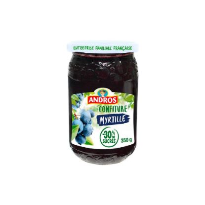 Picture of Confiture allégée de Myrtilles - Andros - 350g