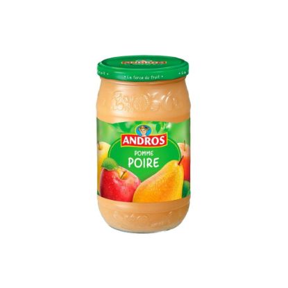 Picture of Compote dessert fruitier Pomme Poire - Andros - 750g