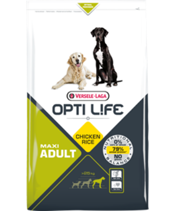 Croquettes chien OptiLife Adulte Maxi Sac 12.5Kg