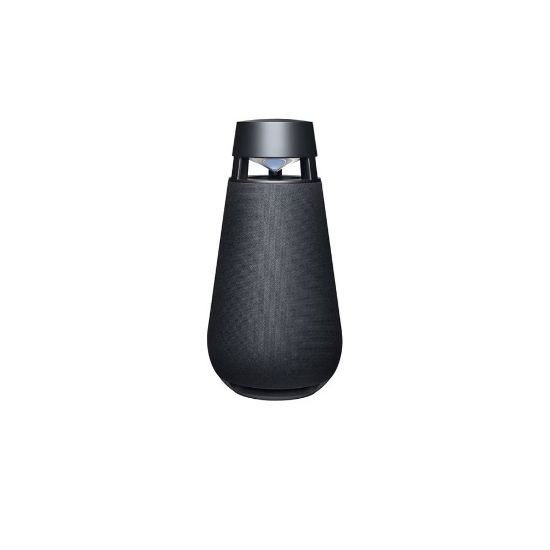 LG XBOOM 360 XO3QBK, Enceinte Bluetooth Design, Son omnidirectionnel 360°, Jusqu'à 24h d'autonomie, IP54, Lumières d'ambiance