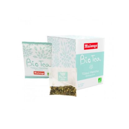 Picture of Infusion aux Tilleul et Menthe Bio - Malongo - 25 sachets