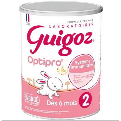Guigoz Optipro 2eme Age lait bébé boîte 780g