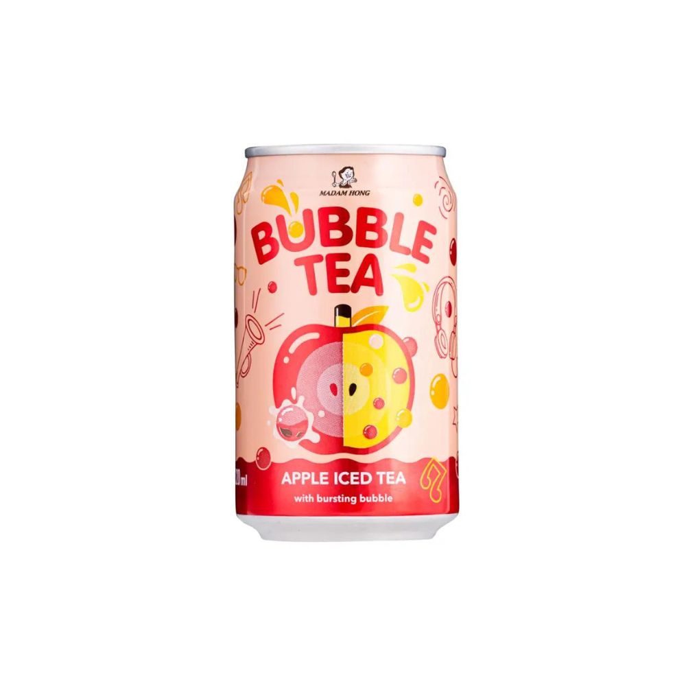 Bubble Ice Tea Pomme Madam Hong pack 6 x 315ml ChezVous.re